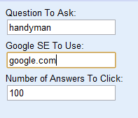 Google Question & Answer Tool