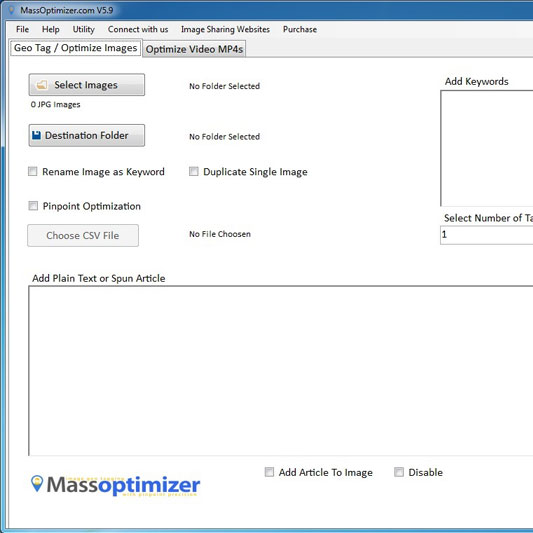 MassOptimizer Pro Image Software